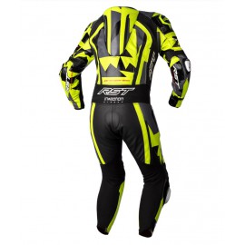 Pro Series Airbag férfi légzsákos bőrruha | Camo sárga