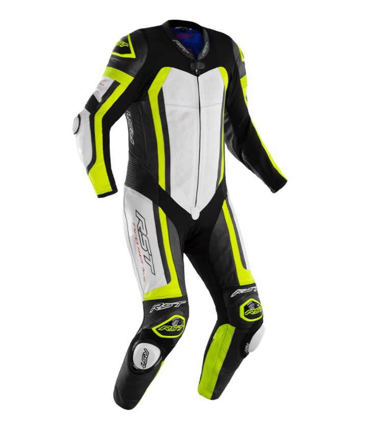 Pro Series Airbag férfi légzsákos bőrruha | Neon